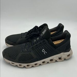 On Cloud Men's Black Running Shoes